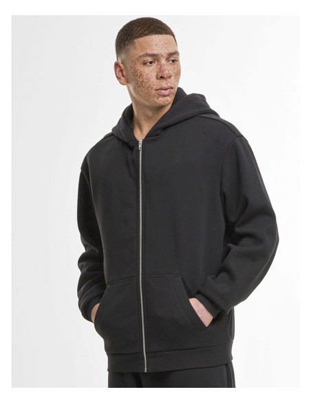 BUI-BY443-Loose Fit Zip Hoody 2